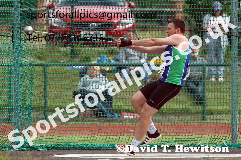 Mens hammer, 2021 Northern Senior and Under-20s Champs., Leigh. Photo: David T. Hewitson/Sports for All Pics